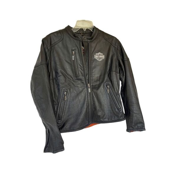 Harley Davidson Womens Riding Suit Leather Motorcycle Jacket & Pants Set Medium - Picture 4 of 16